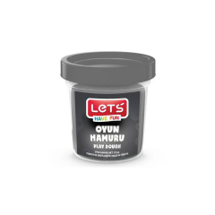 LETS Tek Renk  Oyun Hamuru Gri 115 gr.