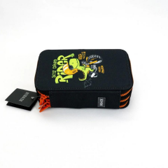 BBack 3 Fermuarlı Kalem Çantası Best Dino Rider 739