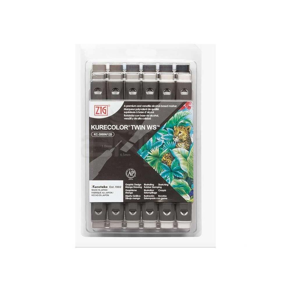 Zıg Kurecolor Twın 12li Marker Gray Colors