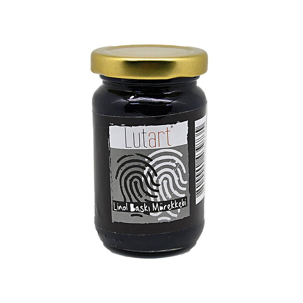 Lutart Siyah 100Ml Linol Baskı Mürekkebi