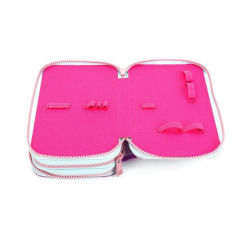 BBack 3 Fermuarlı Kalem Çantası Patenli Kız 738