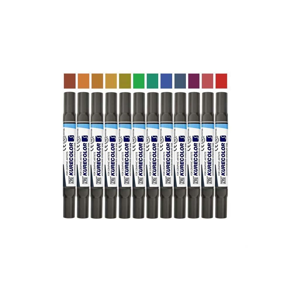 Zıg Kurecolor Twın 12li Marker Dull Colors