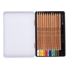 Bruynzeel Suluboya Kalemi Aquarel 12'li Teneke Kutu