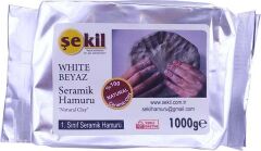Şekil Seramik Hamuru 1000G Beyaz