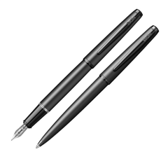 Scrikss 78 Mat Siyah Dolma ve Tükenmez Kalem Takımı