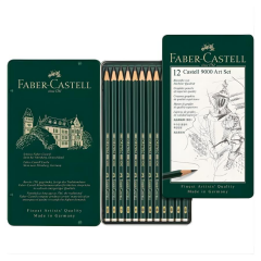 Faber Castell 9000 Dereceli Kalem Art Set (8B-2H)