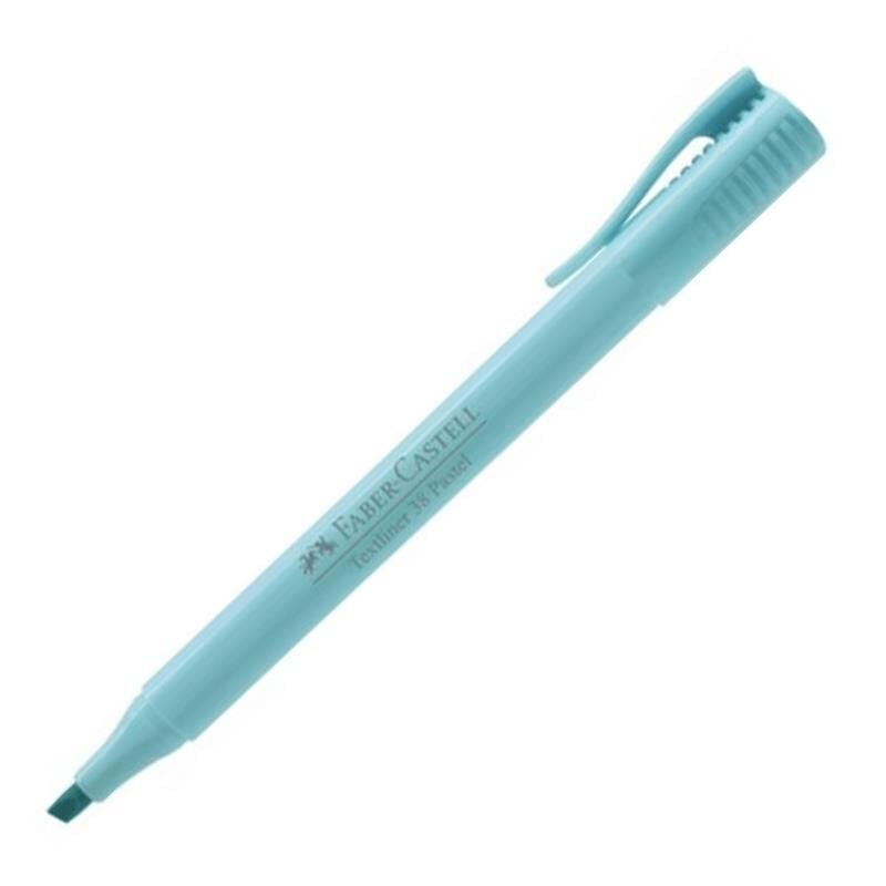 Faber-Castell Fosforlu Kallem 38 Pastel Mavi