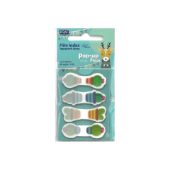 Kraf Index Film 12x44mm Pop-Up 4lü 20yp Desenli