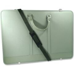 Bback 40x56 Suni Deri Mint Yeşil Proje Çantası 512