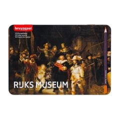 Bruynzeel Rijks Museum Kuru Boya Kalem Seti 50 Renk Night Watch Metal Kutu