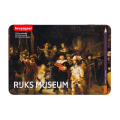 Bruynzeel Rijks Museum Kuru Boya Kalem Seti 50 Renk Night Watch Metal Kutu