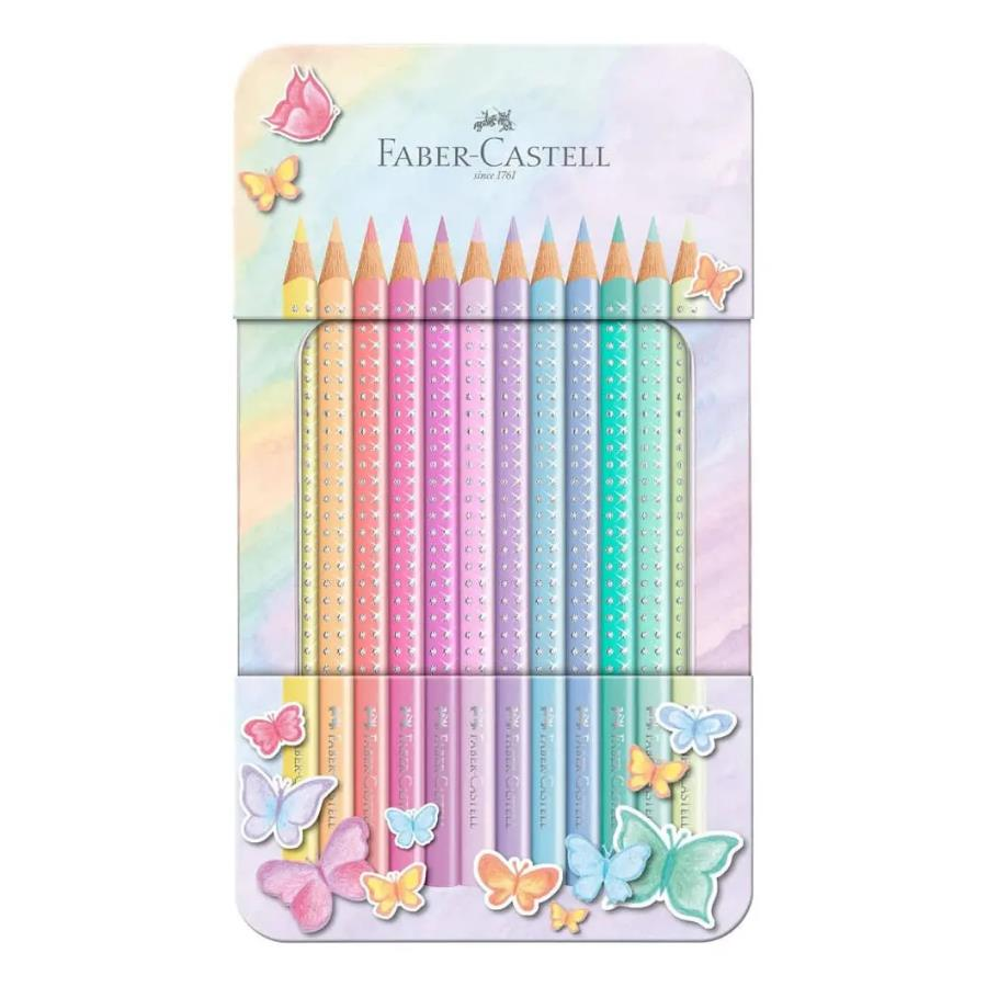 Faber Castell Parlak Renkler Pastel Boya Kalemi 12li