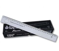 Cetvel Plastık Merceklı 30Cm Yıldızlar 010