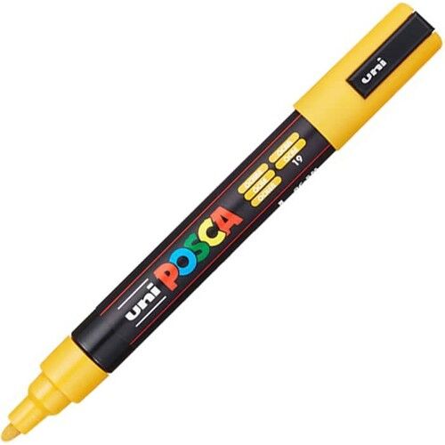 Uni POSCA 1.8-2.5 Su Bazlı Poster Markörü Okra N