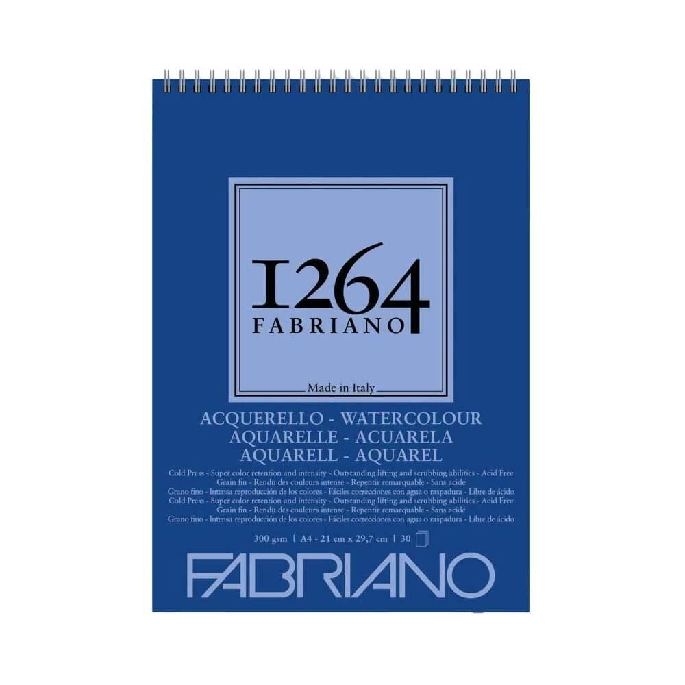 Fabriano 1264 A4 Spiralli 300gr 30yp Suluboya Defteri 19100649