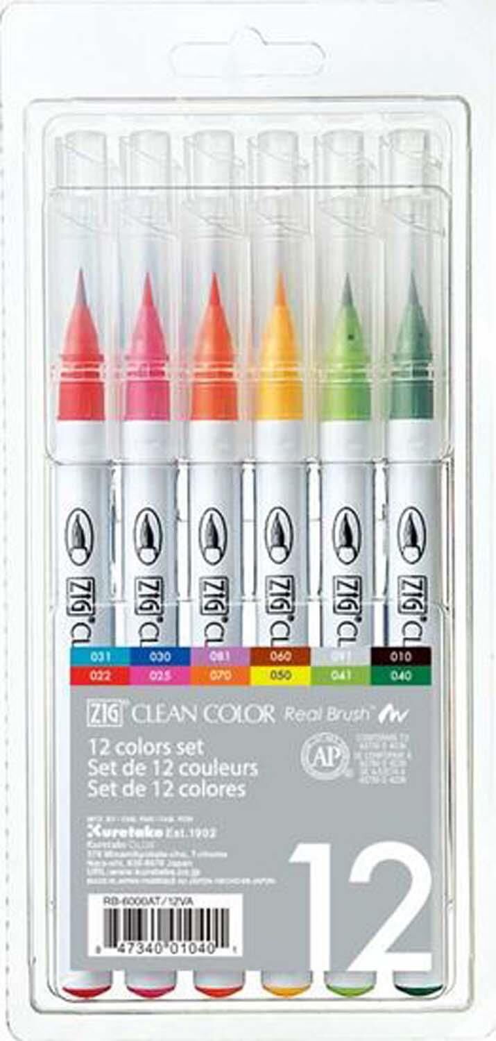 Zıg Clean Color Real Brush 12Lı Set