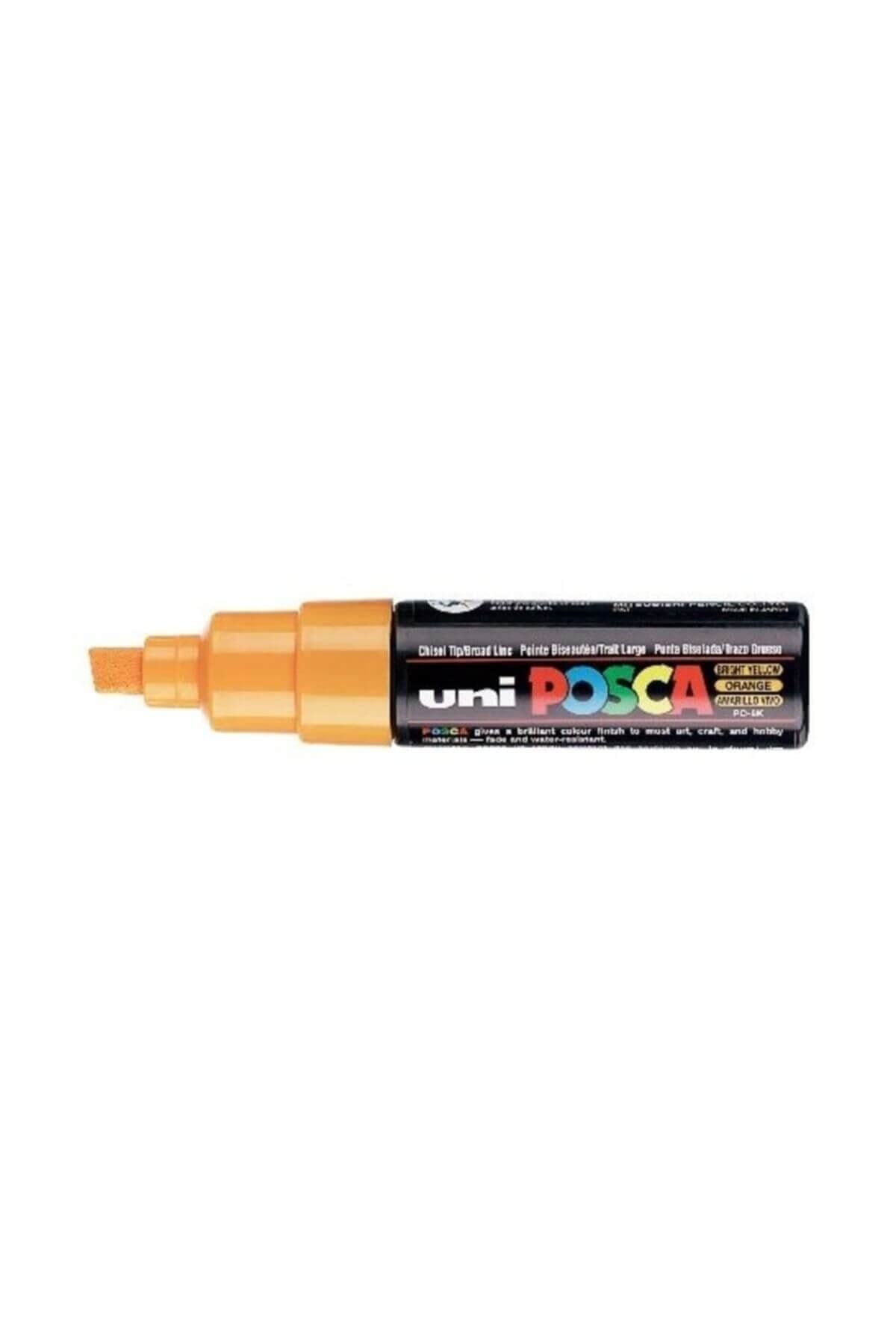 Unı Posca Pc-8K 8.0 Parlak Sarı Su Bazlı Markor