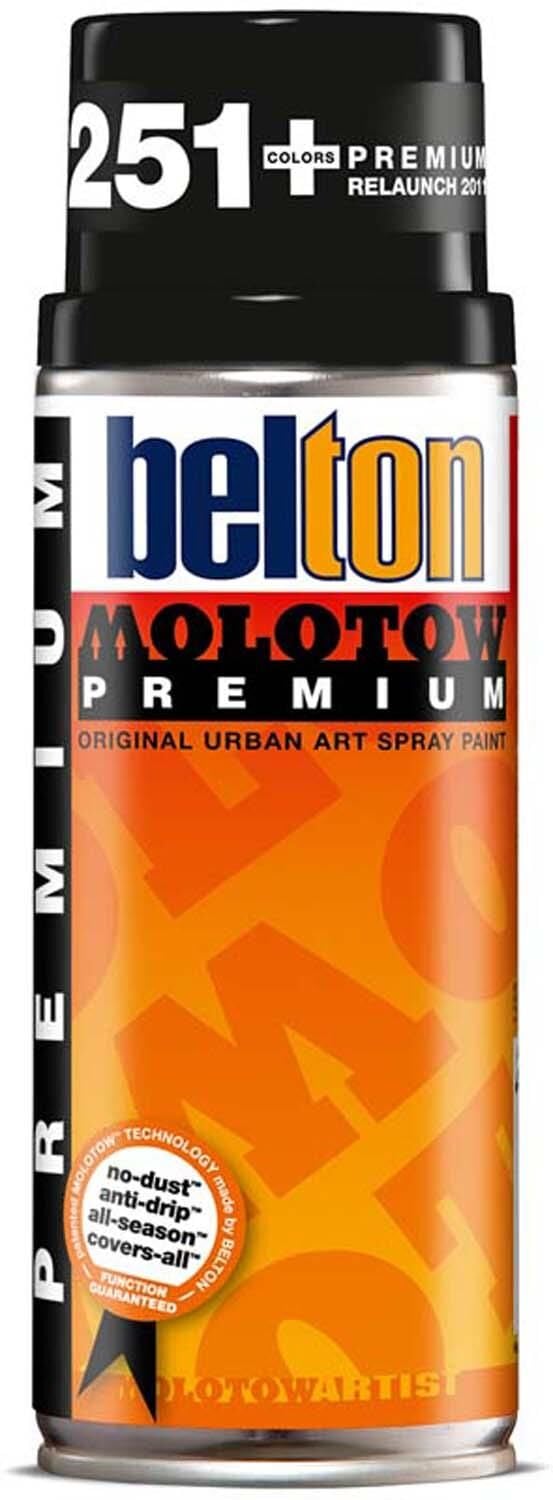 Sprey Boya Molotow 400Ml No:214 Sıgnal Black