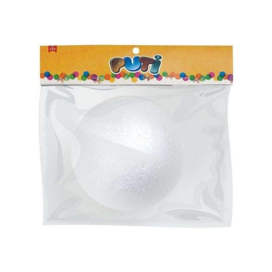 Puti Köpük Top 15cm Teklı 4810
