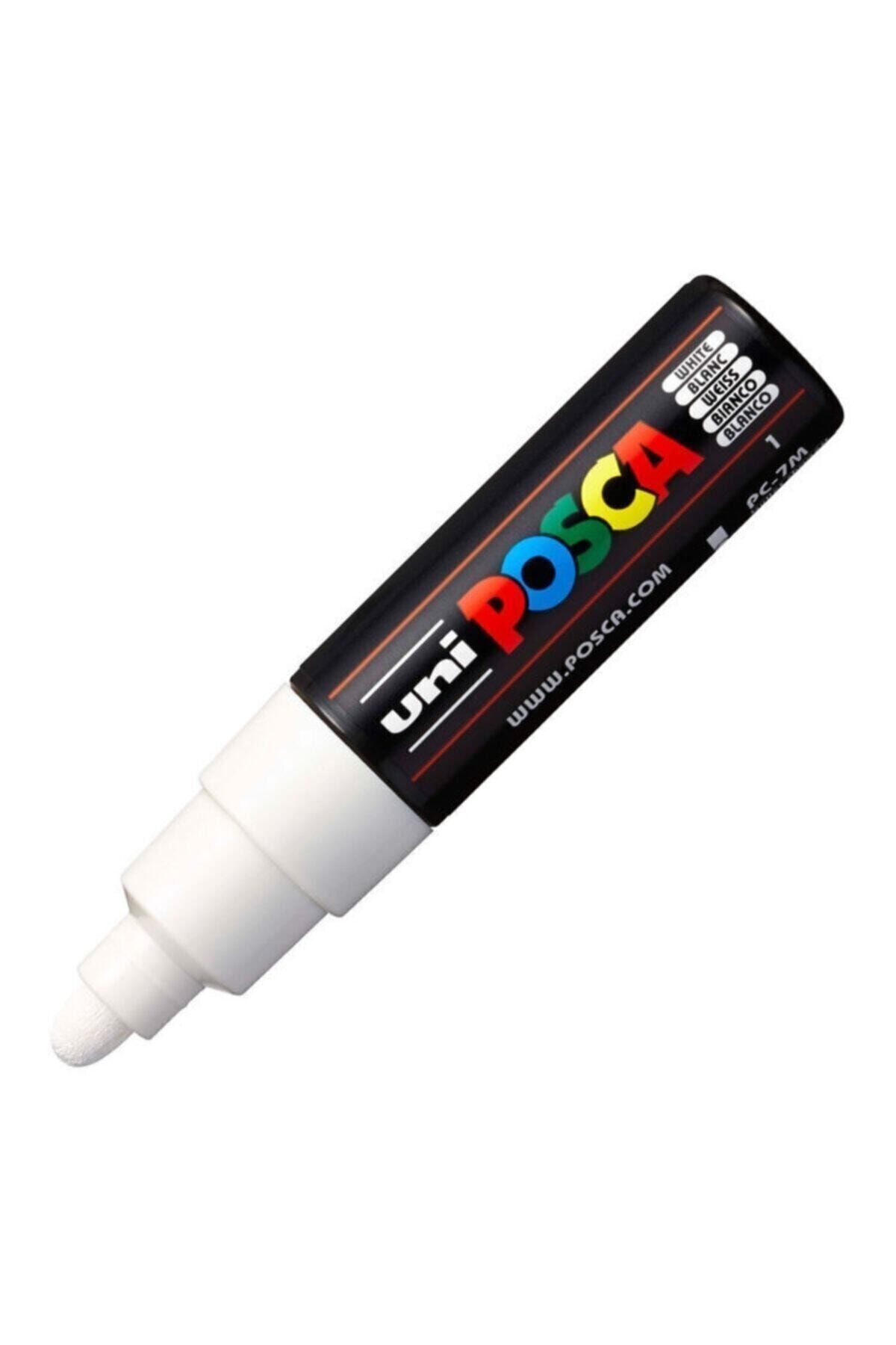 Uni POSCA 4.5-5.5 Su Bazlı Poster Markörü Beyaz