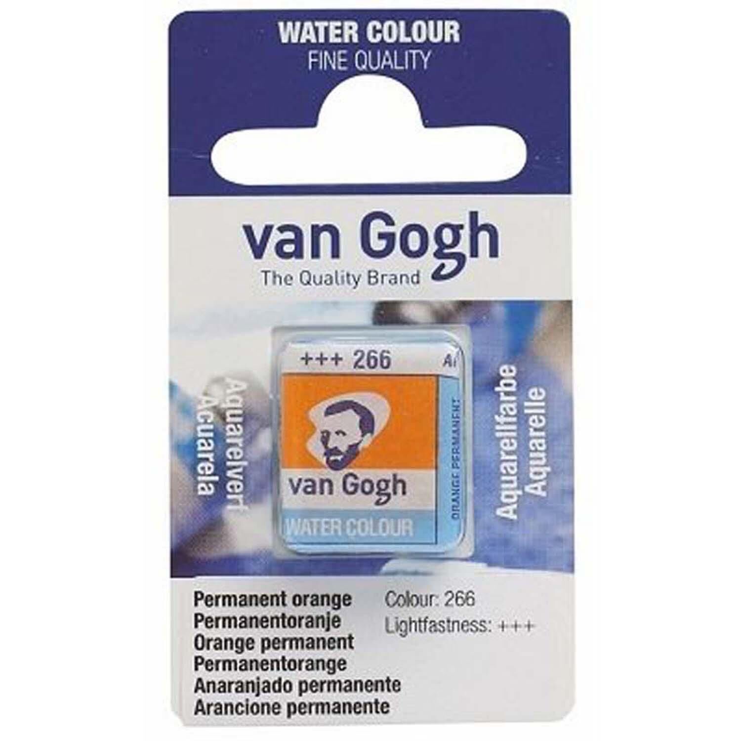 Sulu Boya Van Gogh Tablet No:266 Permanent Orange