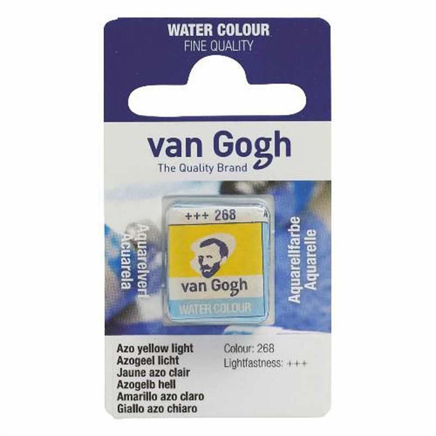 Sulu Boya Van Gogh Tablet No:268 Azo Yellow Lıght