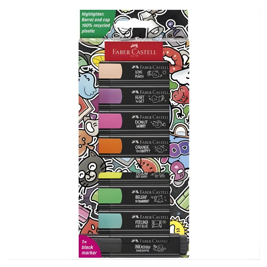 Faber Castell Graffiti Fosforlu Kalem 8li