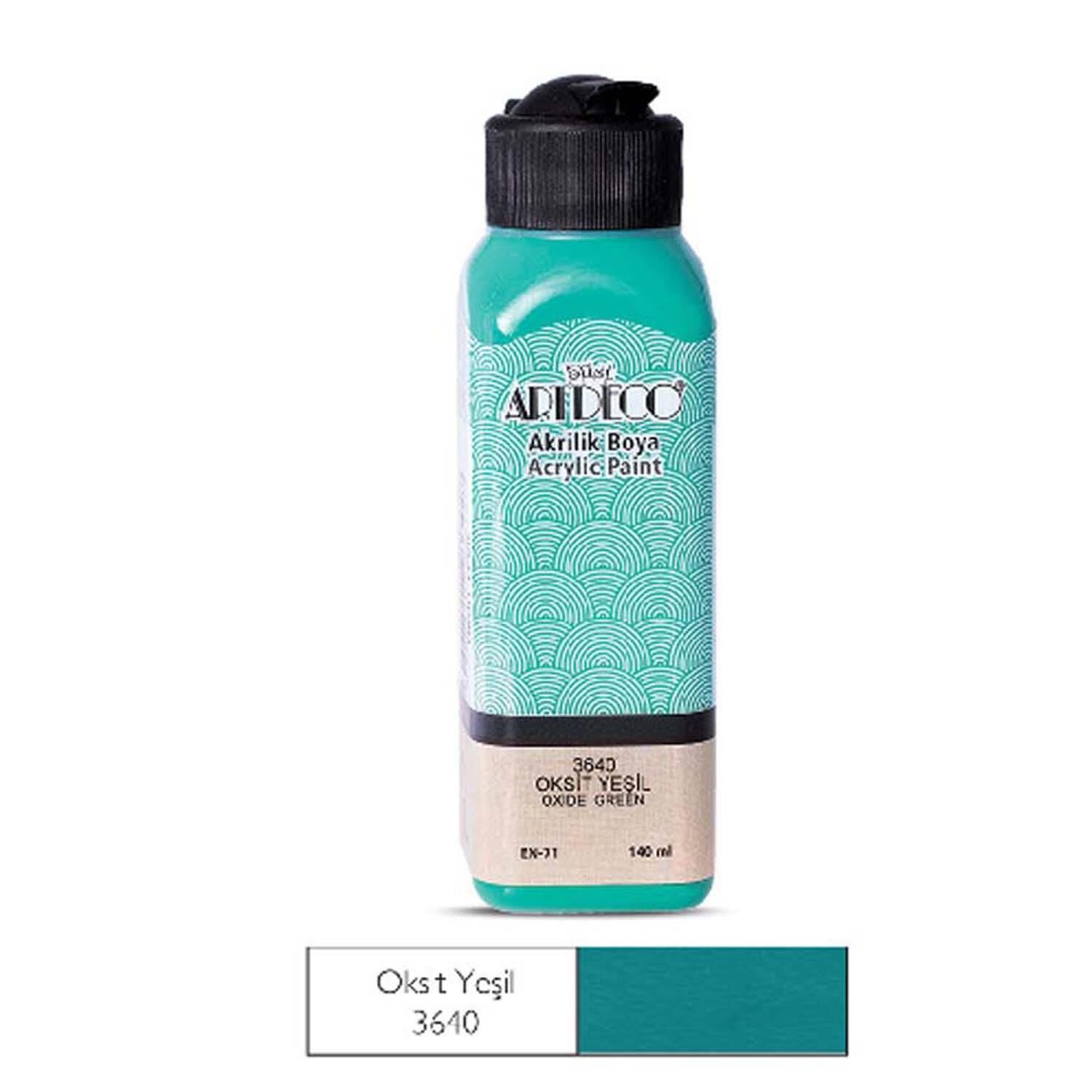 Akrilik  Boya 3640 140 Ml Oksıt Yesıl Artdeco
