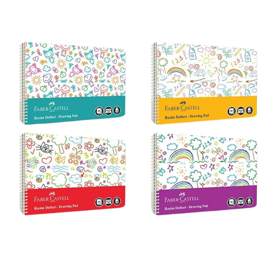 Faber Castell Eğlenceli Pp Kapak 25x35cm Resim Defteri