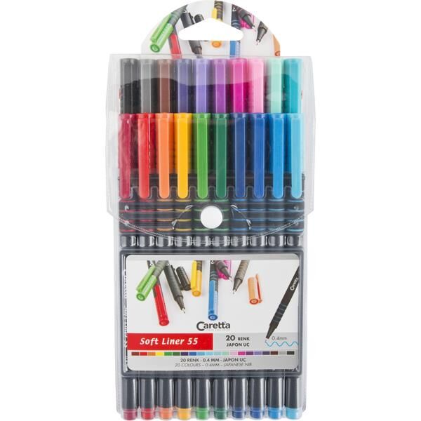 Caretta 55 Soft 20'Li Liner Keçelı Paket