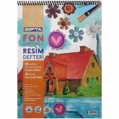 Gıpta 35X50 15+10Yp. Fon Kartonlu Resım Defterı