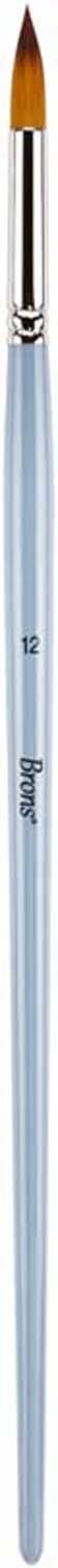Brons 123 Serisi Sulu Kısa Sap Fırça No:12