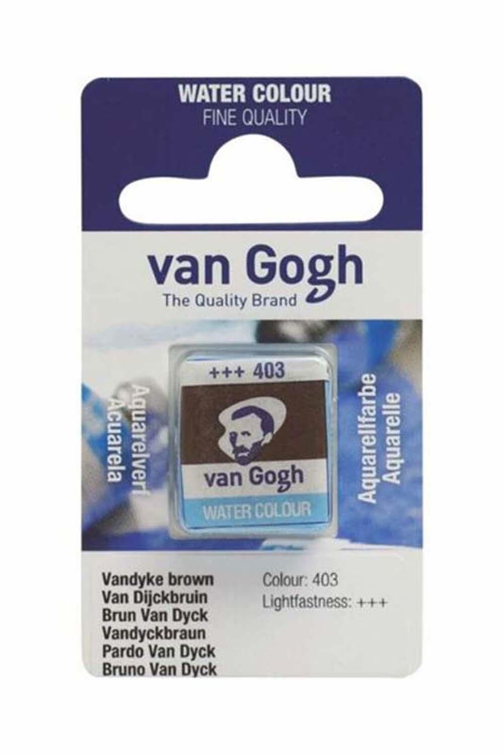 Sulu Boya Van Gogh Tablet No:403 Vandyke Brown