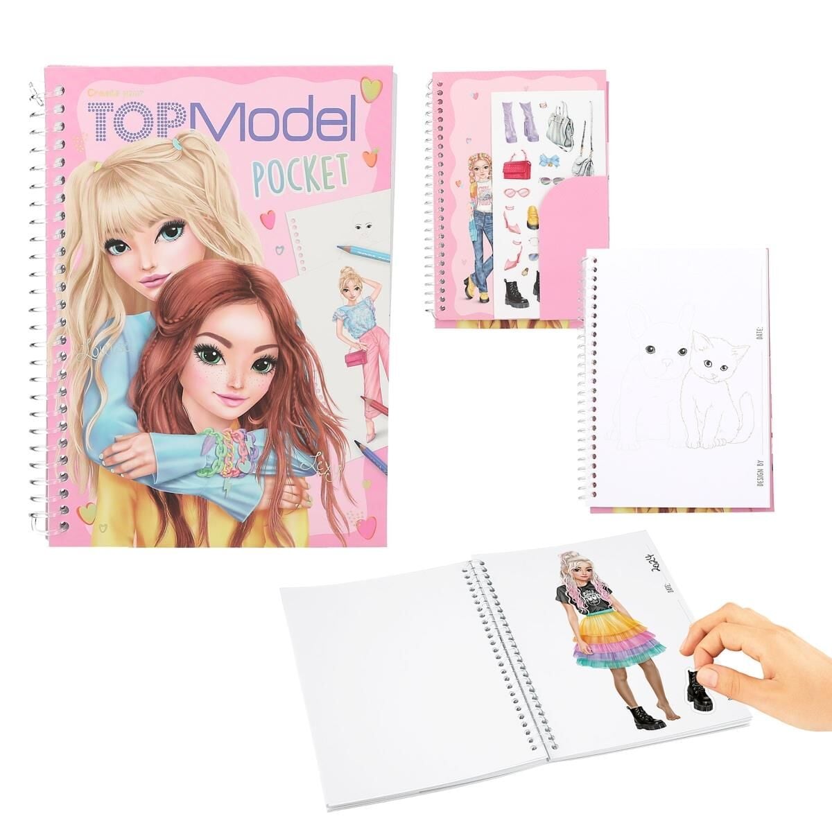 Topmodel Cep Boy Boyama Kitabı