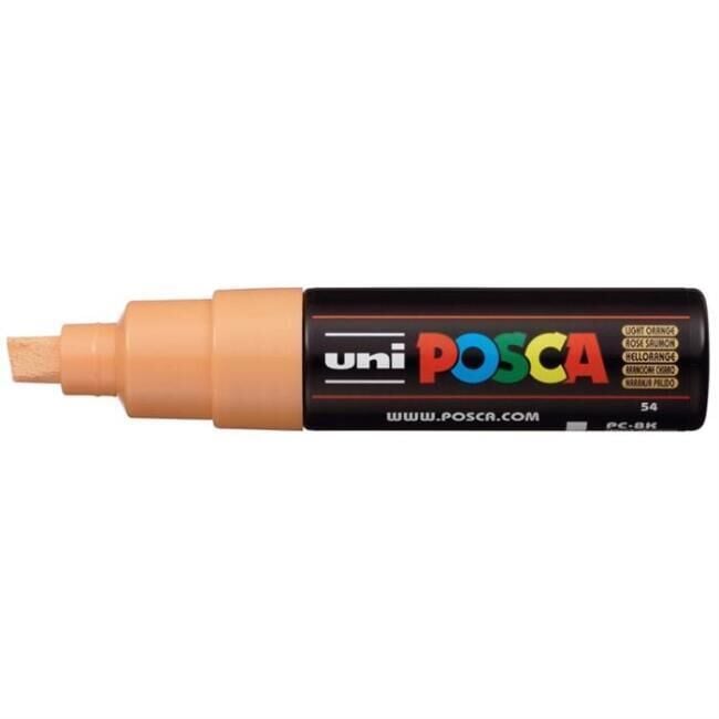 Uni POSCA 8.0 Su Bazlı Poster Markörü A.Turuncu