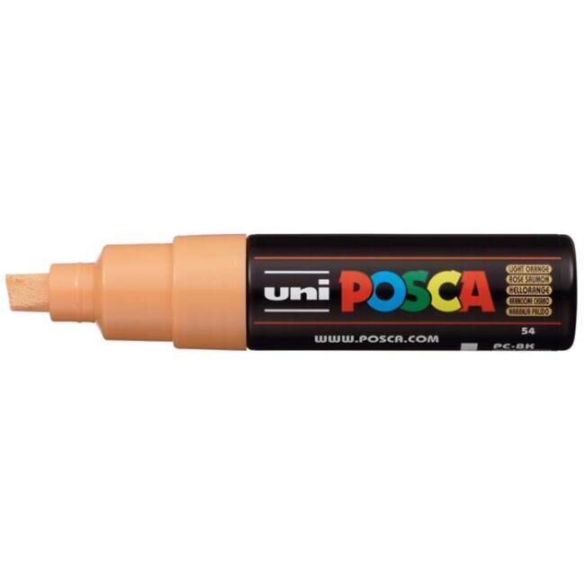 Uni POSCA 8.0 Su Bazlı Poster Markörü A.Turuncu