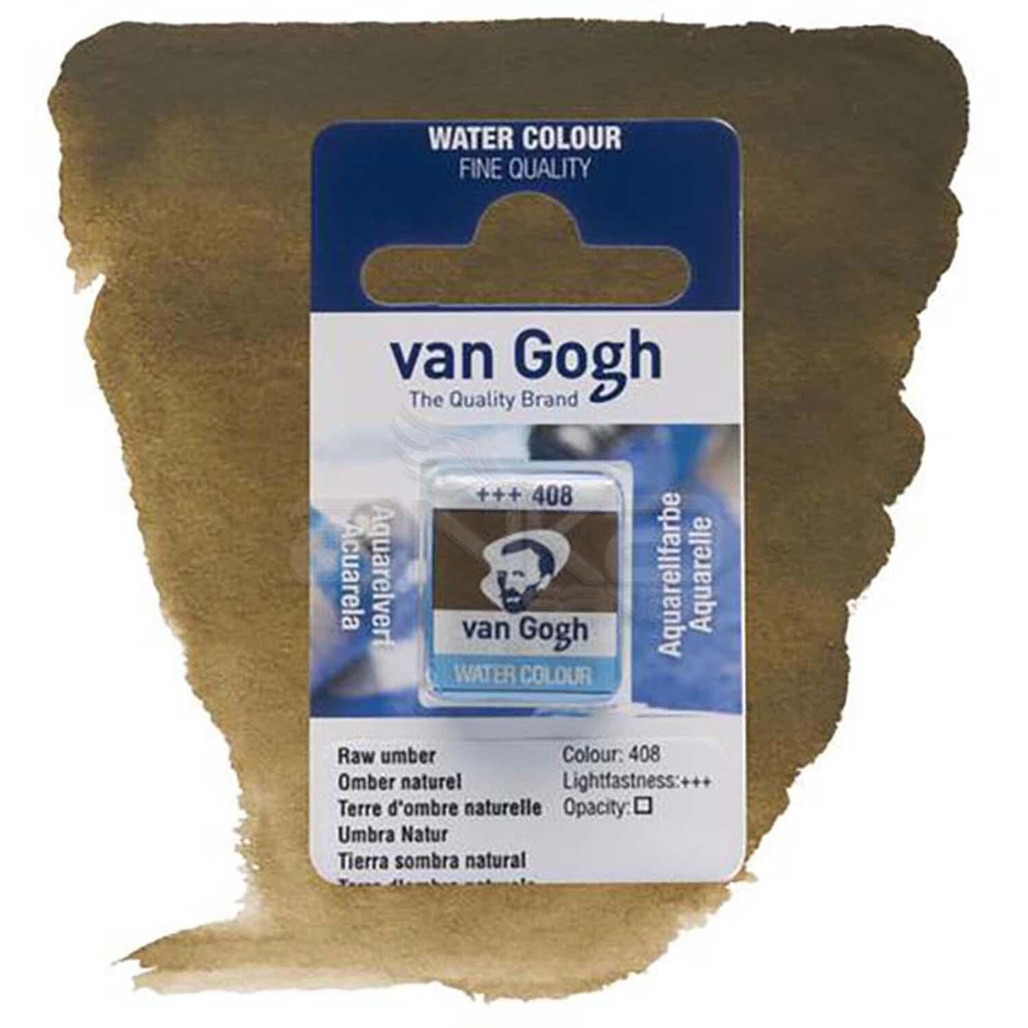 Sulu Boya Van Gogh Tablet No:408 Raw Umber