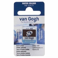 Sulu Boya Van Gogh Tablet No:409 Burnt Umber
