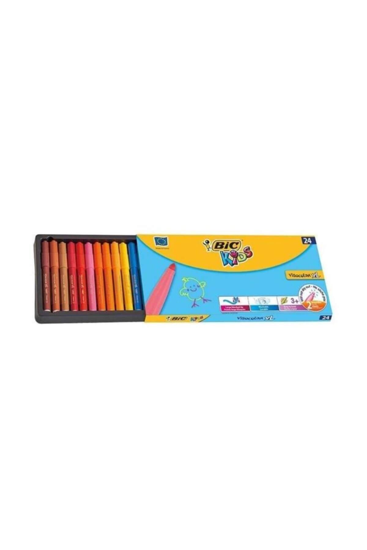 Bic Vısa 24Lü Jumbo Keçeli Kalem 829005
