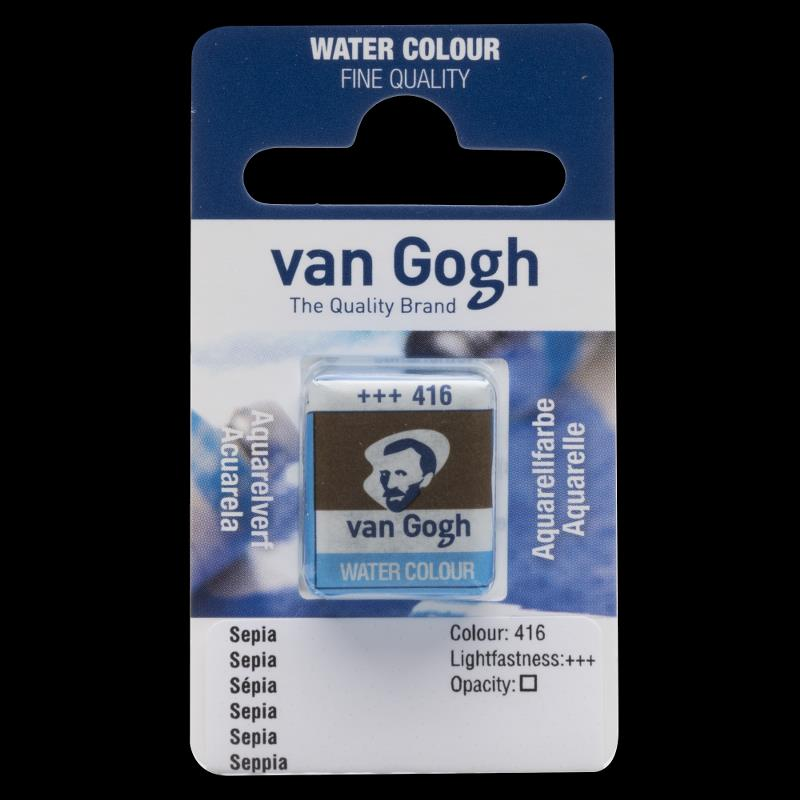 Sulu Boya Van Gogh Tablet No:416 Sepıa