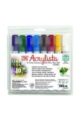 Zig Acrylista Markör Kesik Uç Pac-50/8Vb 8li Set Basic