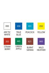 Zig Acrylista Markör Kesik Uç Pac-50/8Vb 8li Set Basic