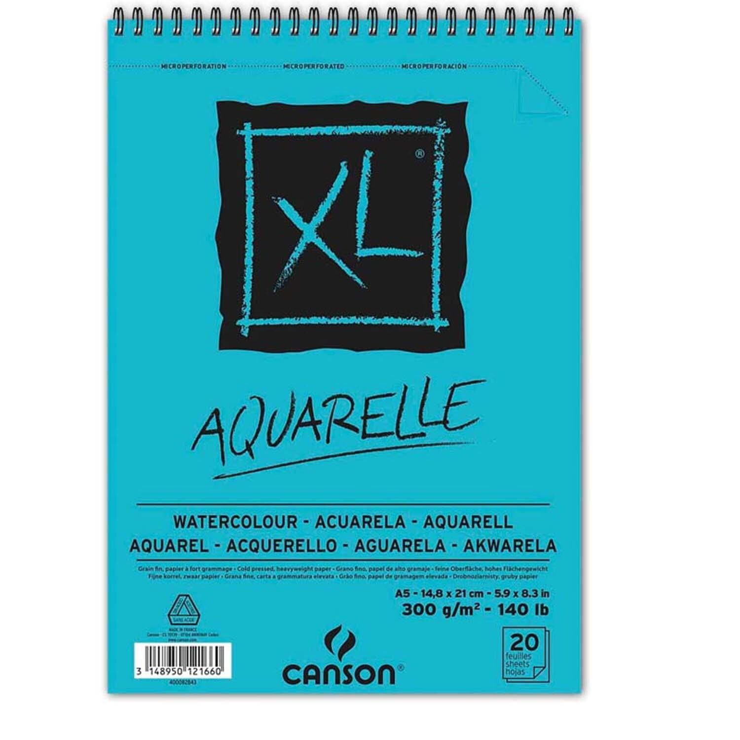 Canson A5 20Yp 300Gr Aquarelle Blok