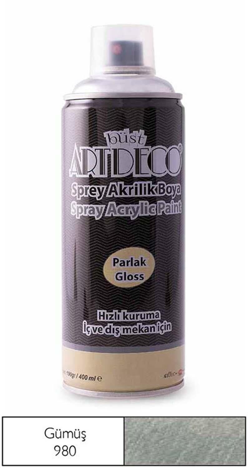 Sprey Boya Gumus 400Ml Artdeco N:980
