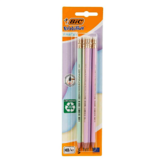 Bic Kurşun Kalem Evolutıon Pastel Silgili 5li Blister