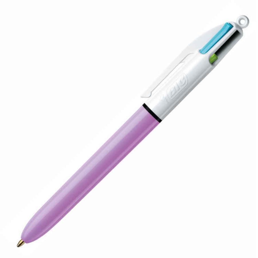 Bic Tükenmez Kalem 4 Renk Fun Lila Gövde503815