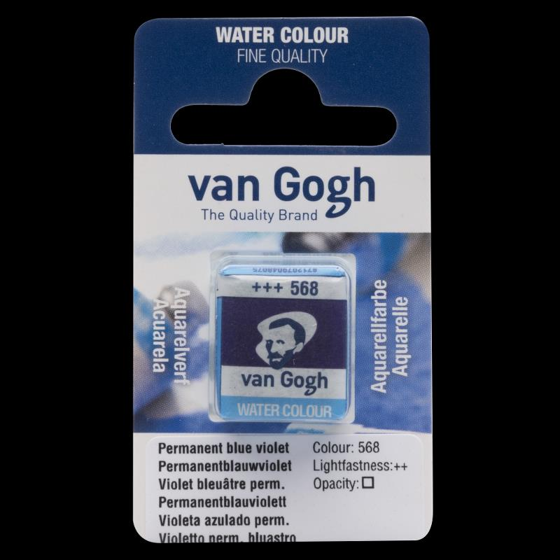 Sulu Boya Van Gogh Tablet No:568 Perm. Blue Vıolet
