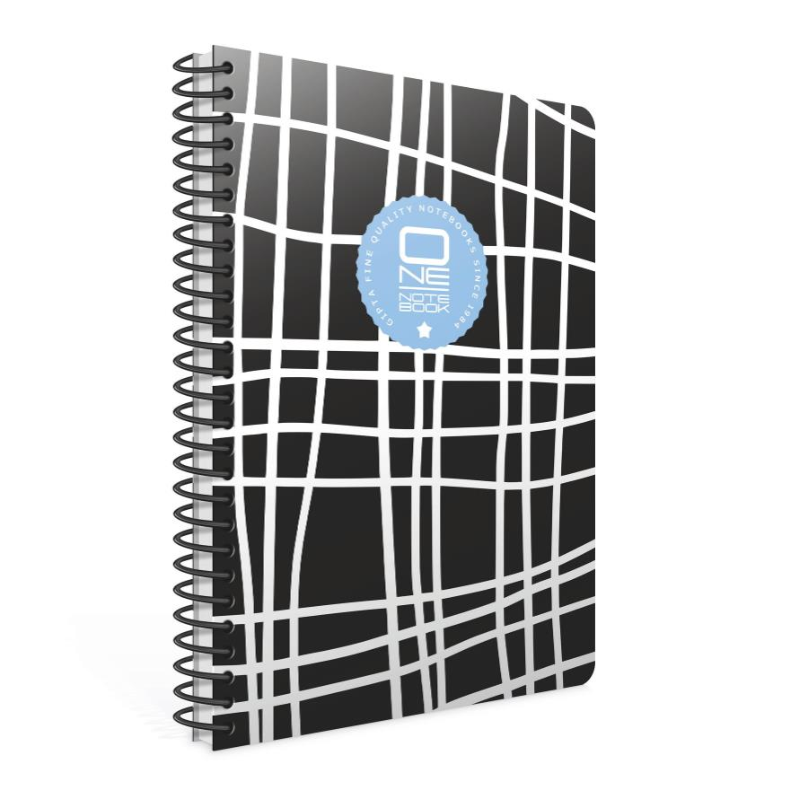 Gıpta One Notebook A4 80yp Spiralli PP Kapaklı Kareli Defter