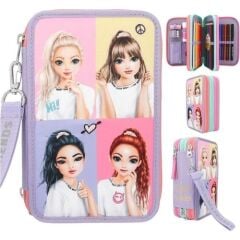 Top Model 3 Katlı Dolu Kalem Kutusu Selfy