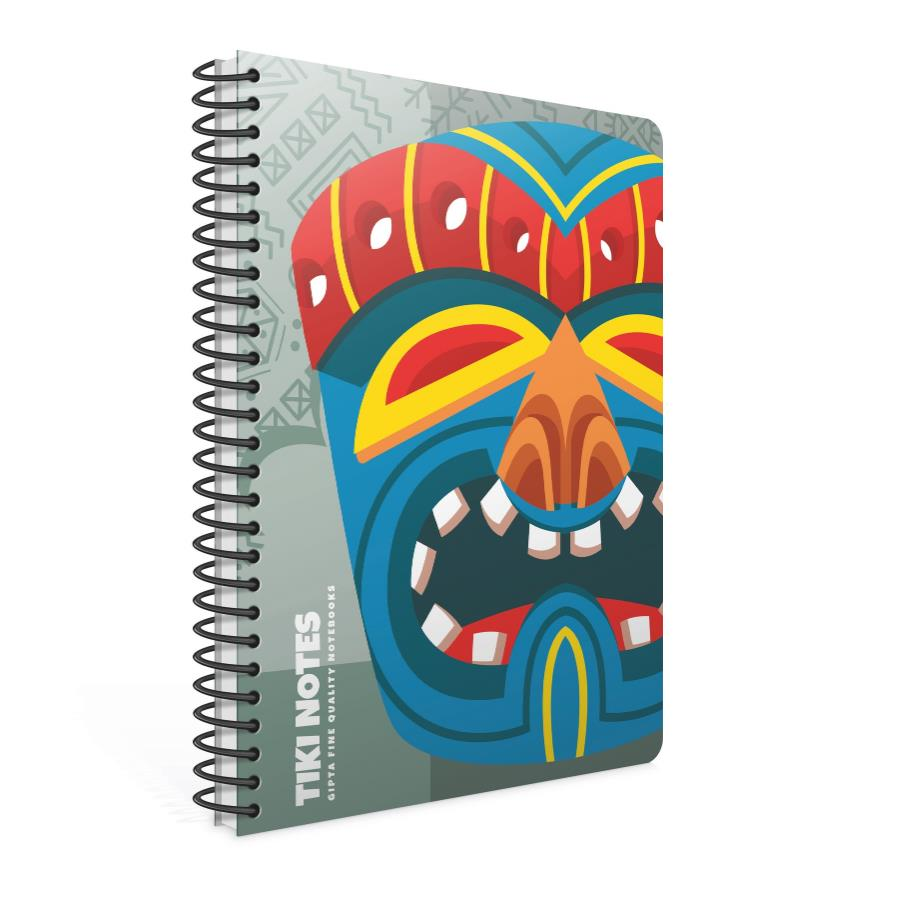 Gıpta Tiki Notes Spiralli Karton Kapak A4 80yp Kareli Defter